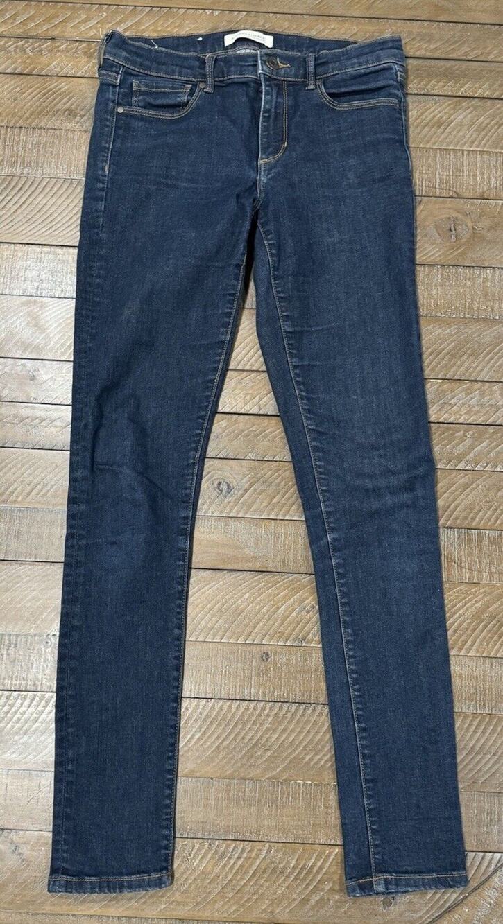 Banana Republic Premium Women’s 27 Blue Blue Low Rise Skinny Jean Inseam 29”